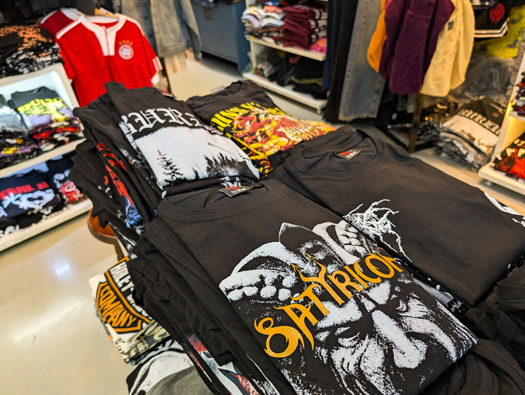 T-shirt at Taksim Metal Shop