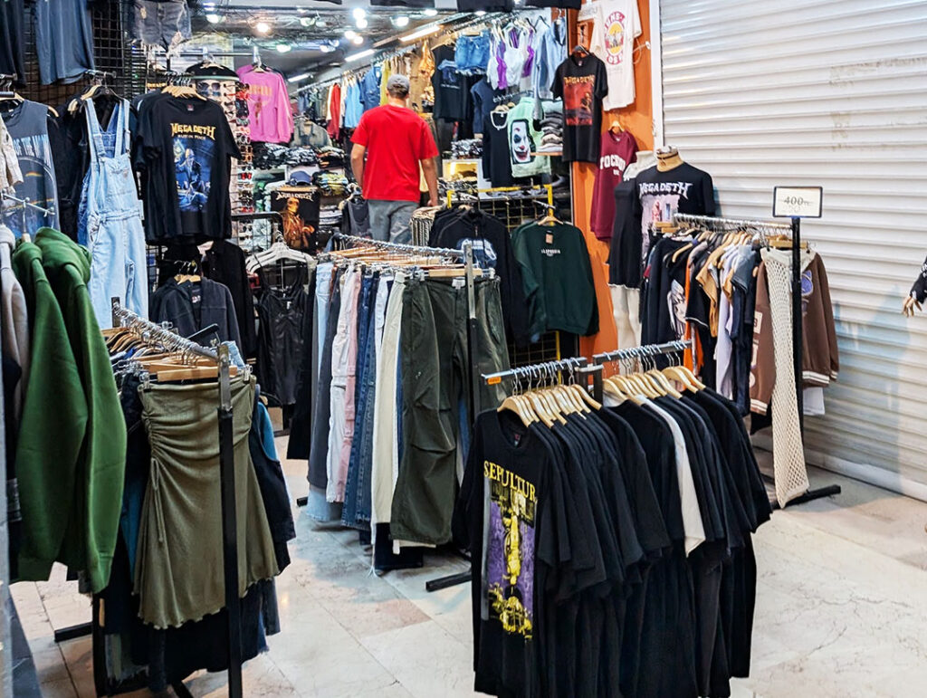 Clothes at Taksim Metal Shop