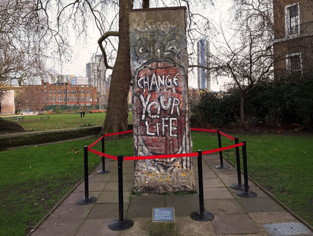 Change Your Life Berlin Wall Segment