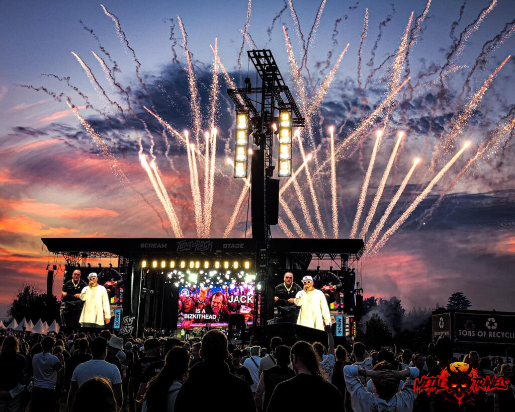 Fireworks at the last day of Tons of Rock 2026
