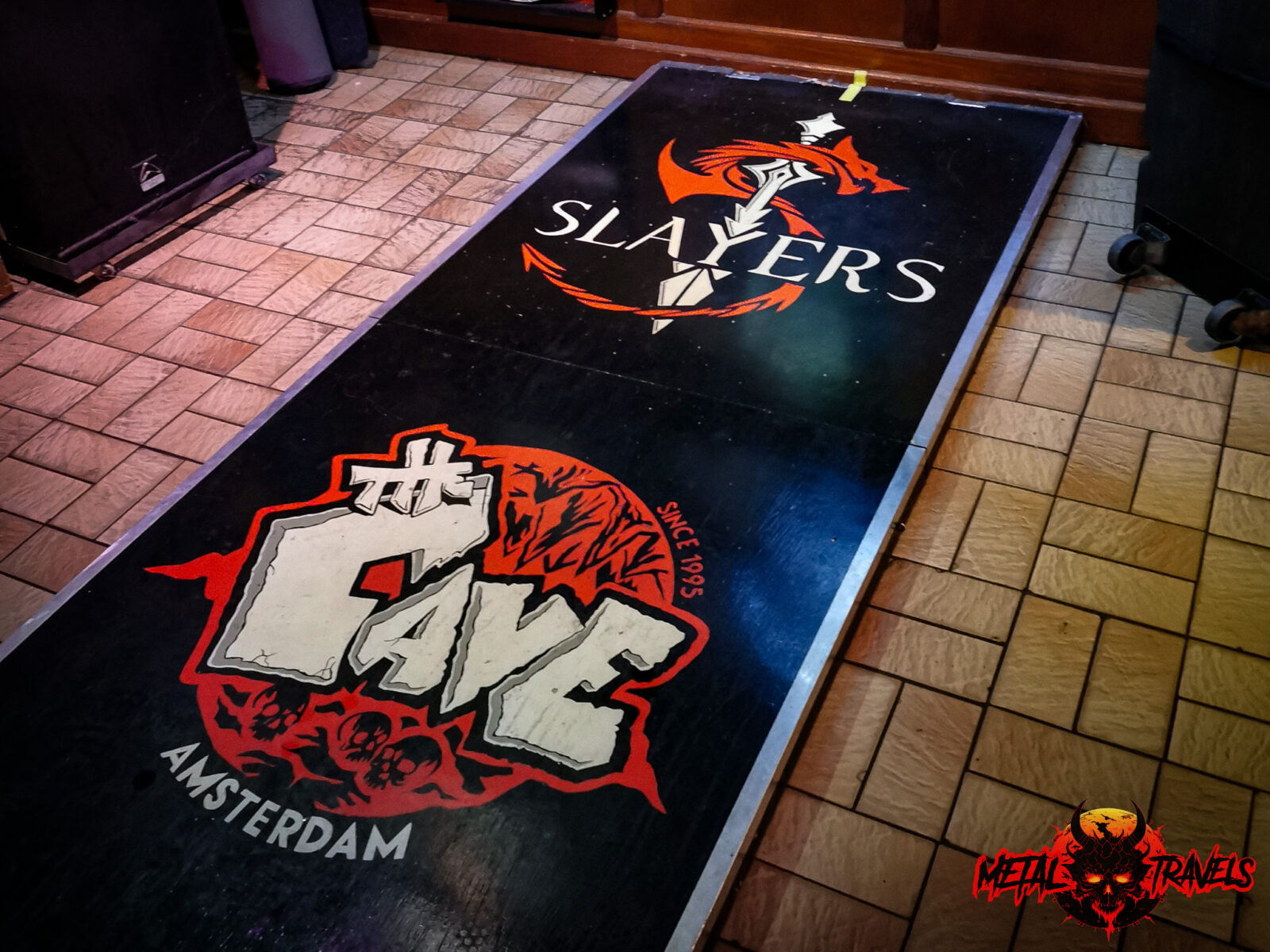 Cave-Rock-Club-06-1600x1200 The Cave Rock Club floor with logo