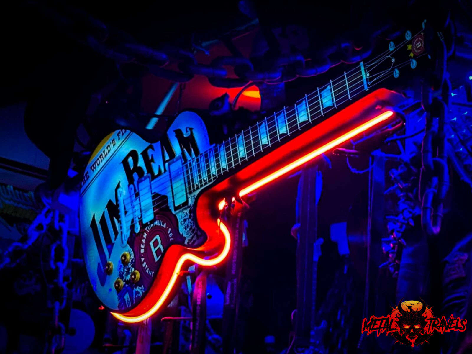 Jim Beam Guitar at Halford in Berlin